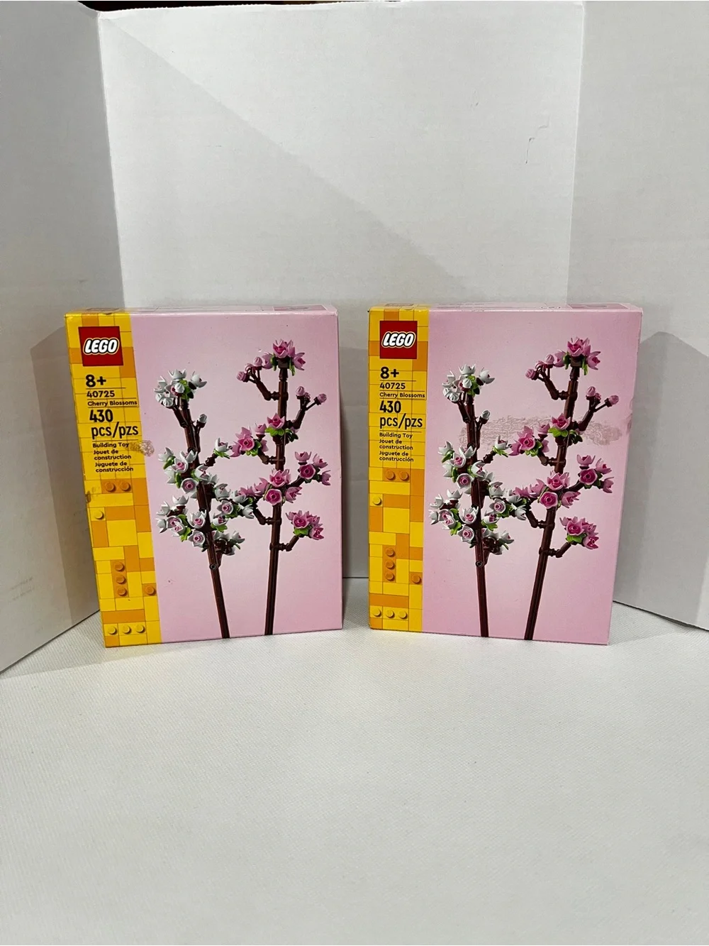 LEGO Lot Of Two Cherry Blossom Building Set Ages 8+ Building Floral Toy #40725